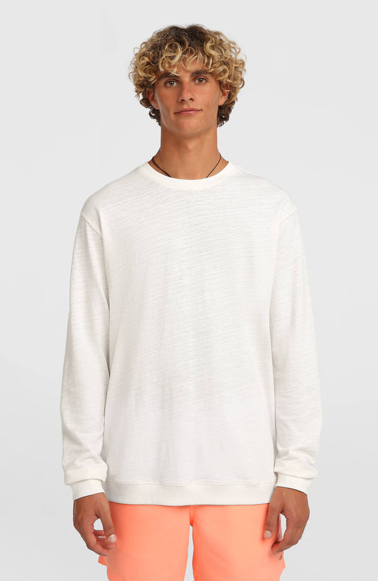 O'Neill Slub Long-Sleeve T-Shirt Men Snow White