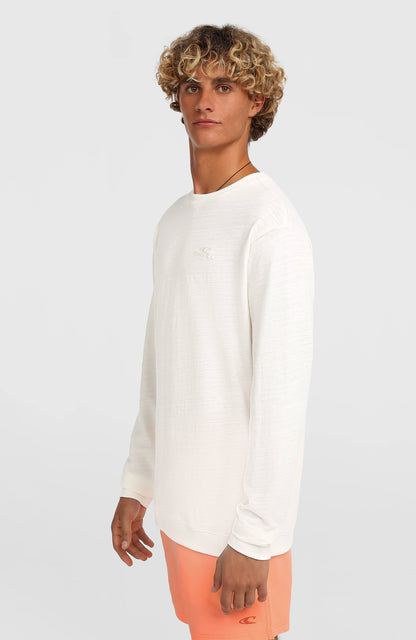O'Neill Slub Long-Sleeve T-Shirt Men Snow White