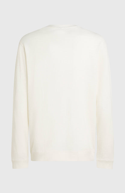 O'Neill Slub Long-Sleeve T-Shirt Men Snow White