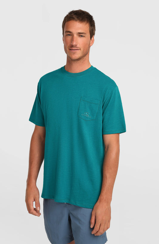 O'Neill Slub Chest Pocket T-Shirt Men Botanical Heat