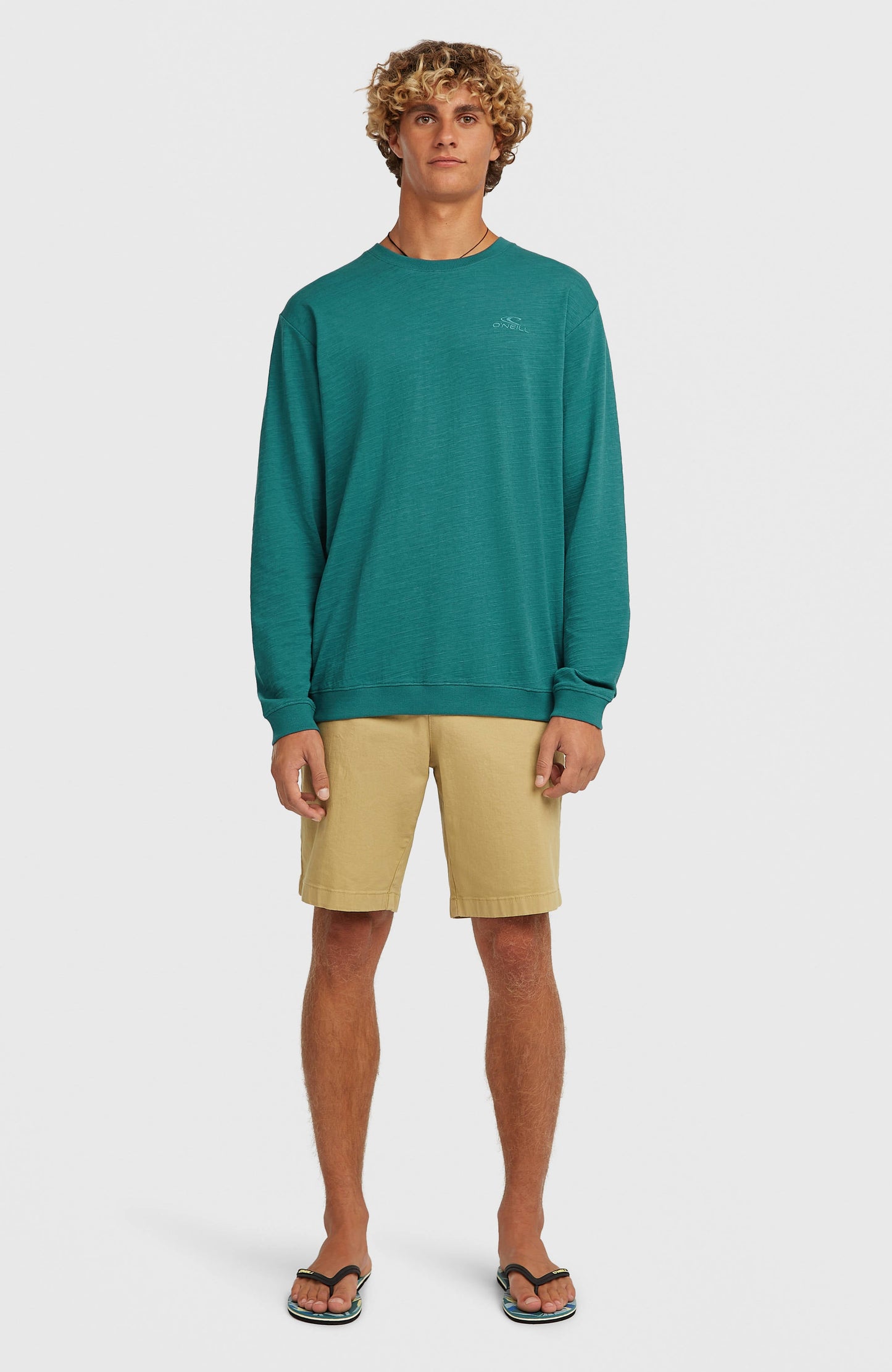 O'Neill Slub Long-Sleeve T-Shirt Men Botanical Heat
