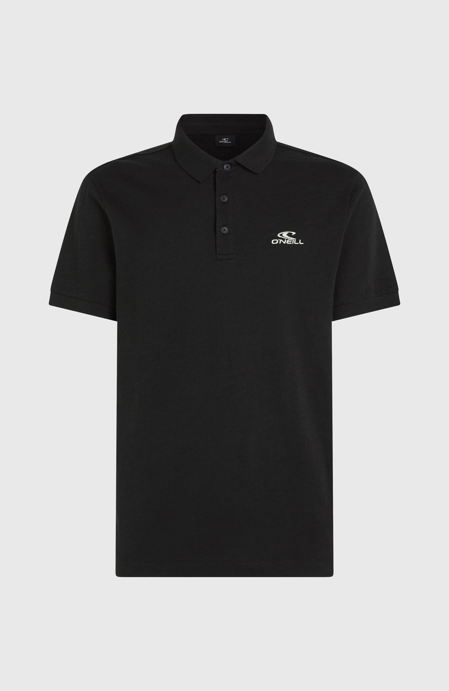 Slub Polo Men Black Out
