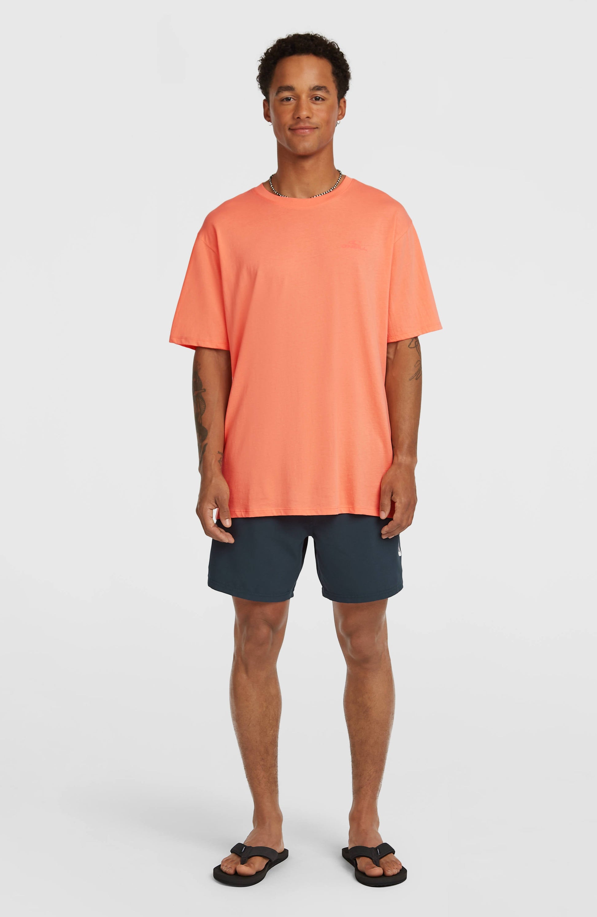 O'Neill Small Logo T-Shirt Men Funky Peach