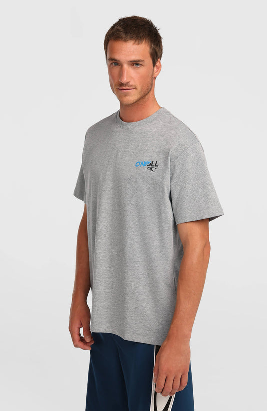 Essentials 90s Graphic T-Shirt Men Silver Melee