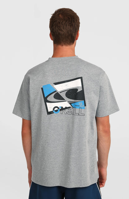 Essentials 90s Graphic T-Shirt Men Silver Melee