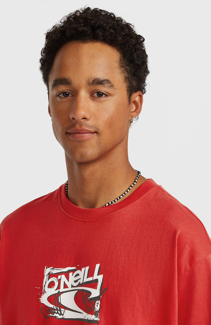 Essentials 90s Logo T-Shirt Men High Risk Red