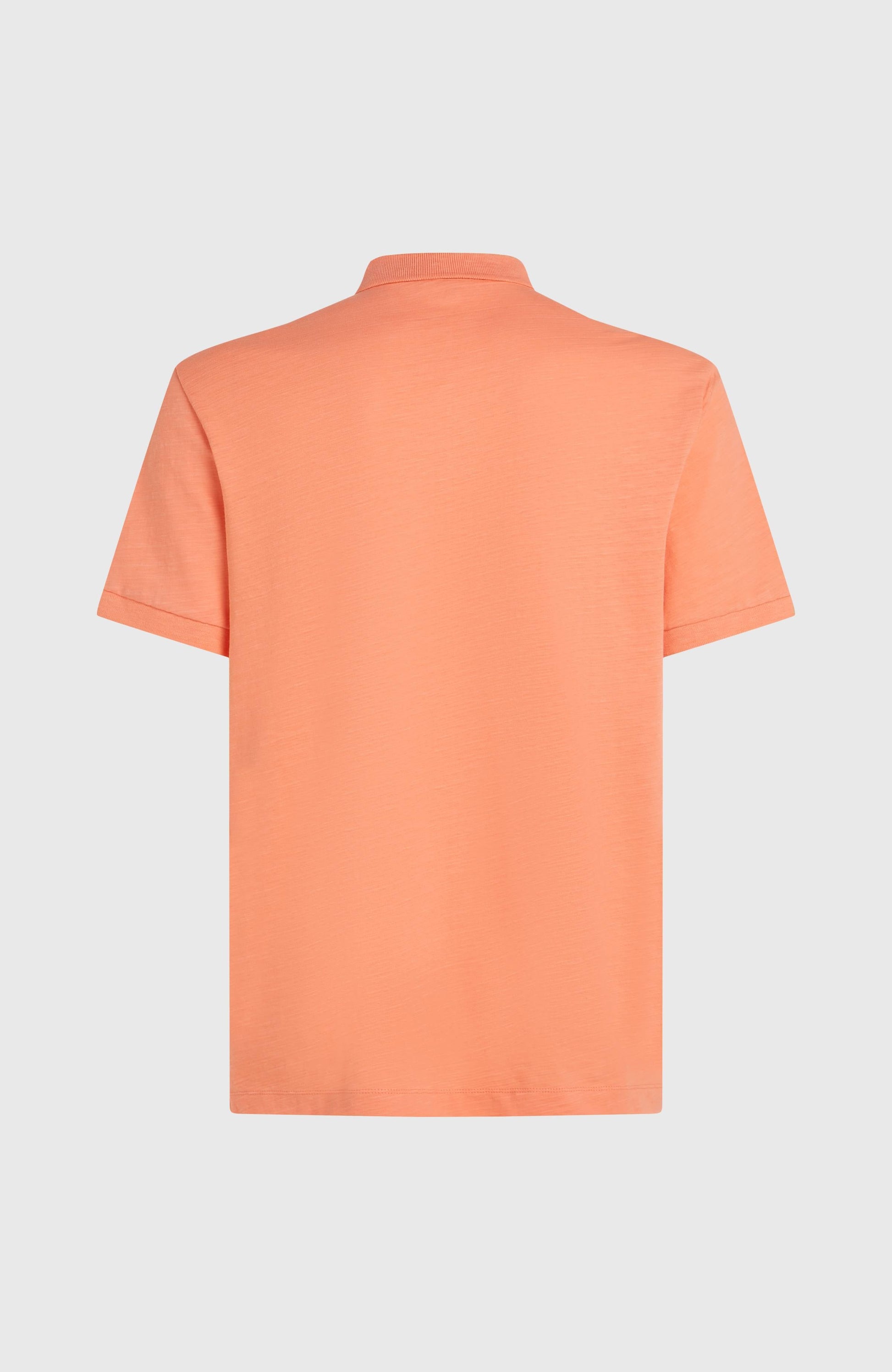 Slub Polo Men Funky Peach