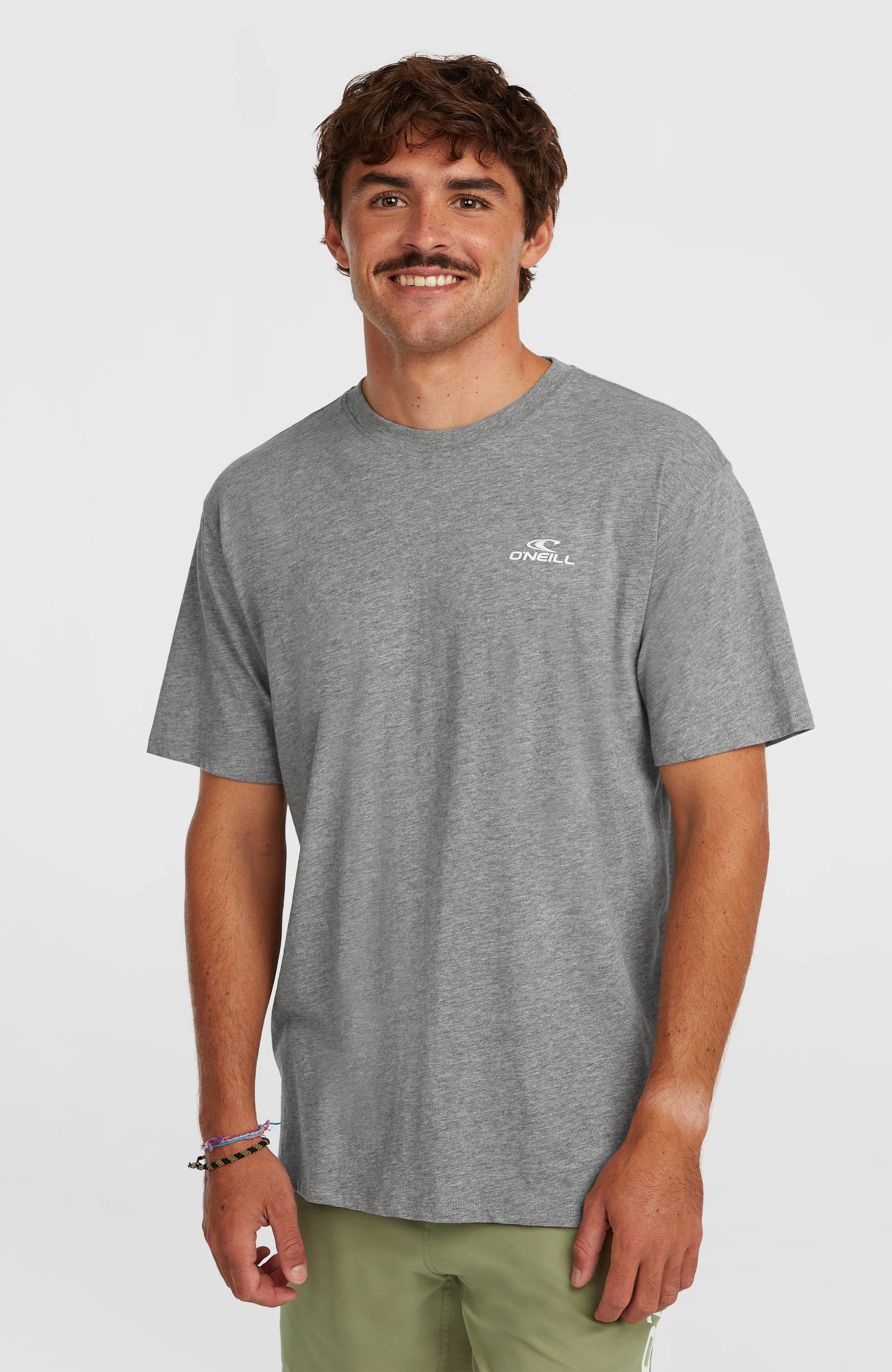 O'Neill Small Logo T-Shirt Men Silver Melee