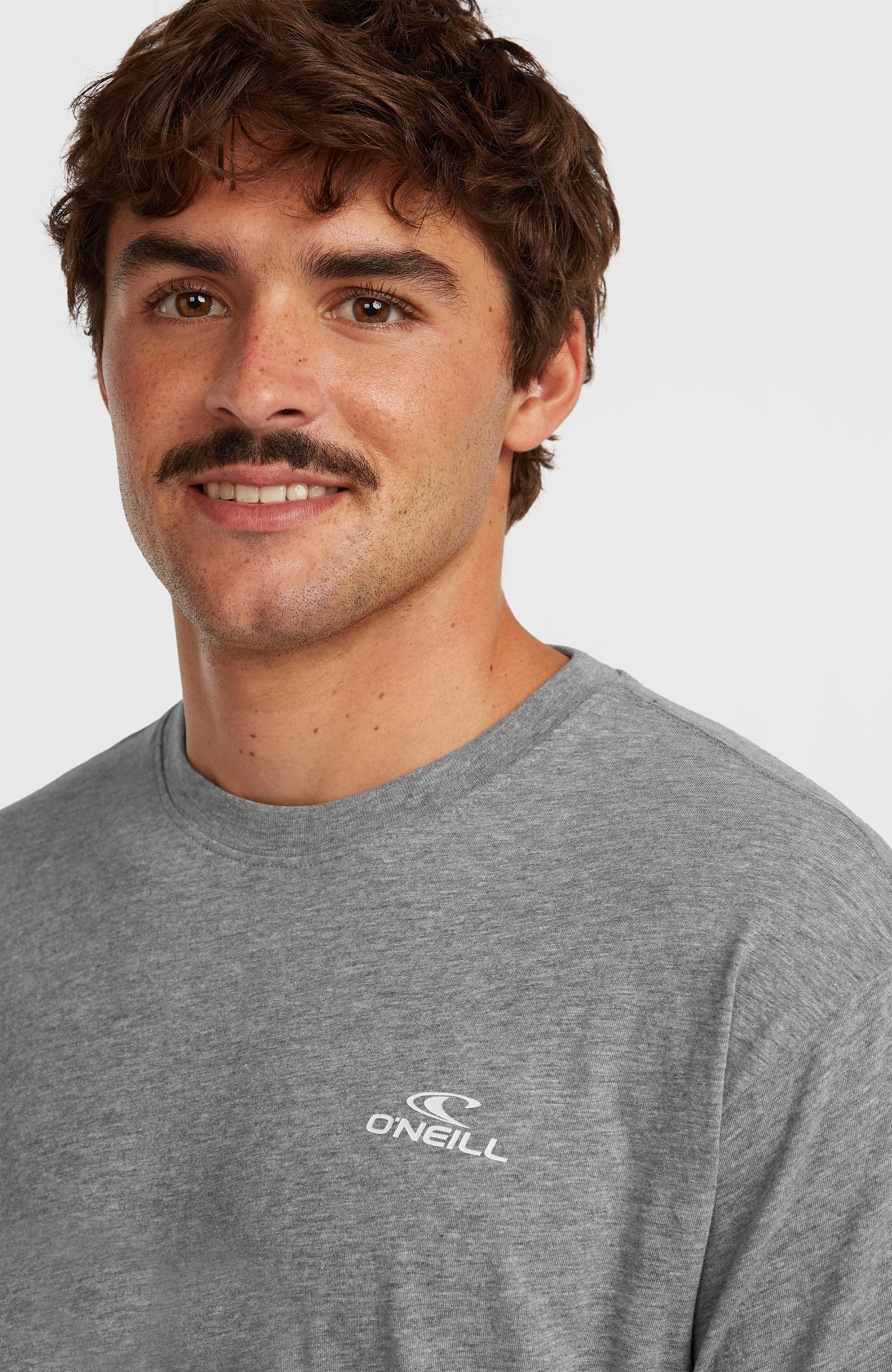 O'Neill Small Logo T-Shirt Men Silver Melee