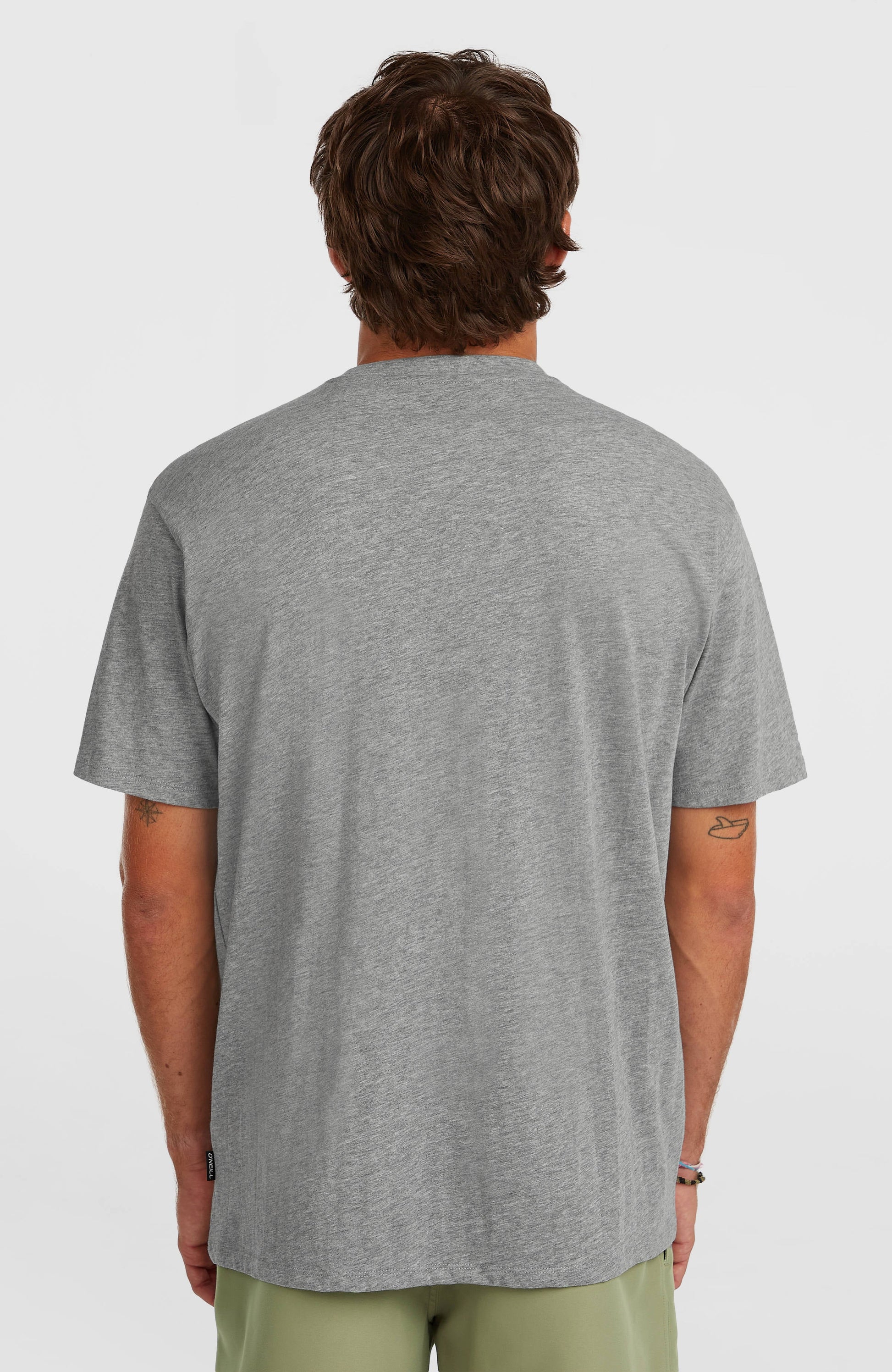 O'Neill Small Logo T-Shirt Men Silver Melee