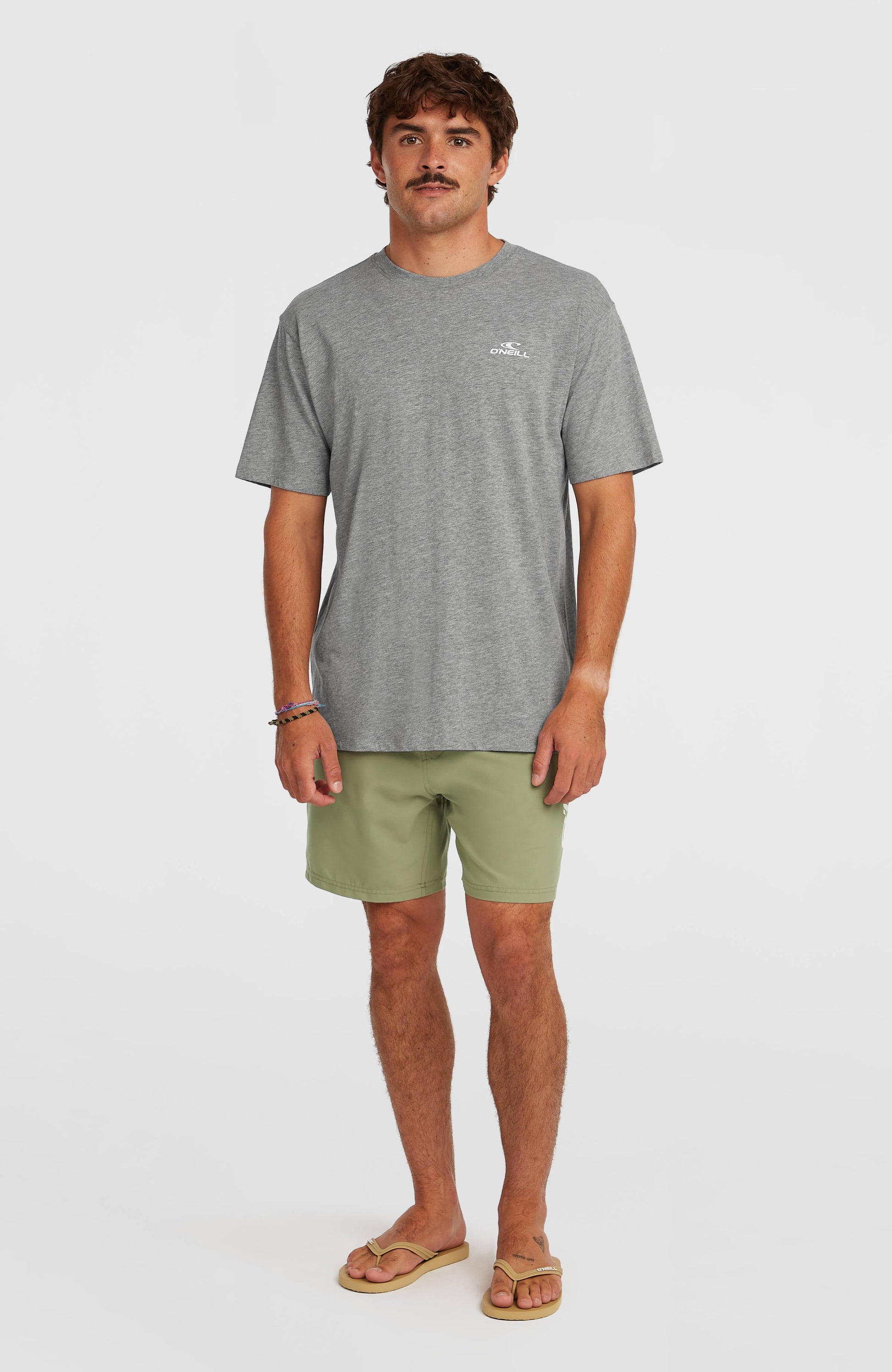 O'Neill Small Logo T-Shirt Men Silver Melee