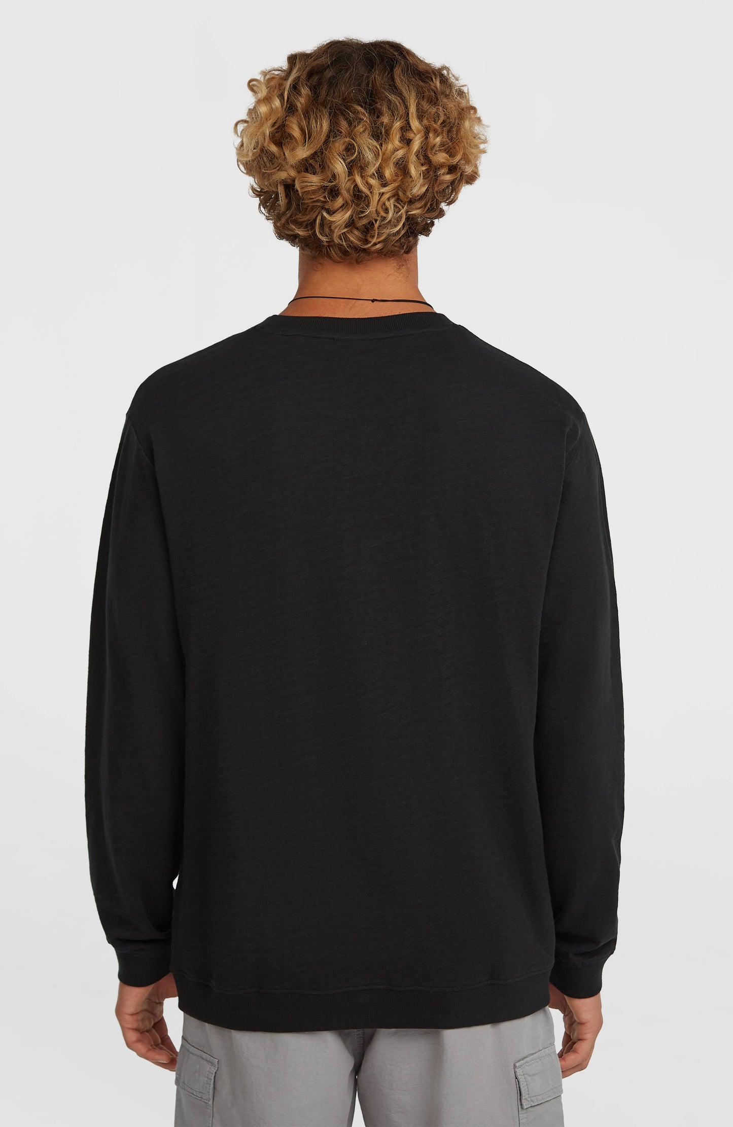 O'Neill Slub Long-Sleeve T-Shirt Men Black Out