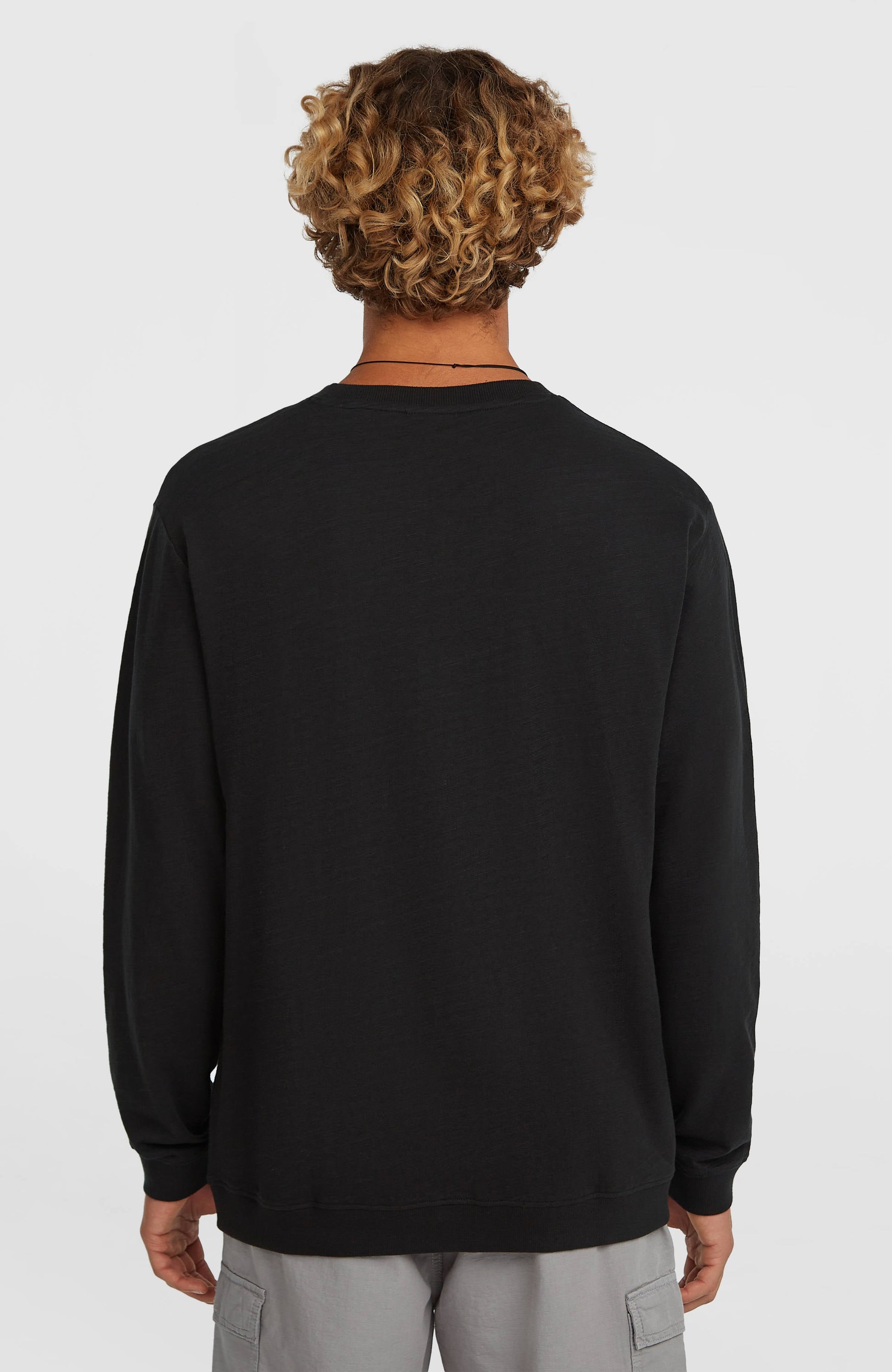 O'Neill Slub Long-Sleeve T-Shirt Men Black Out