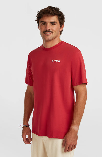 Polygiene Cotton Graphic T-Shirt Men Midnight Poppy