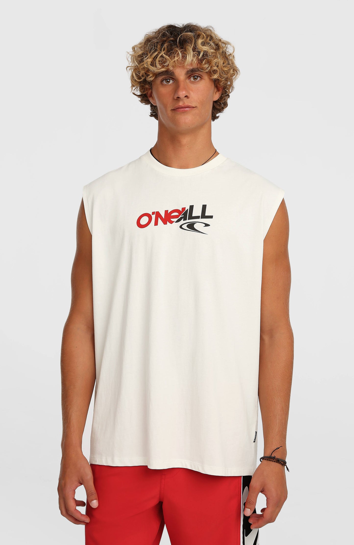 Essentials 90s Graphic Tank Top Men Snow White