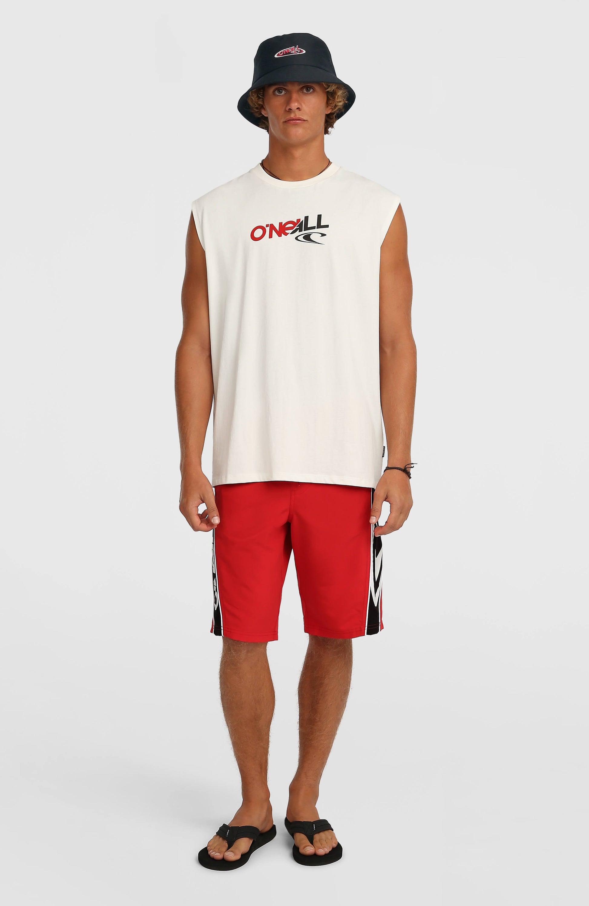 Essentials 90s Graphic Tank Top Men Snow White