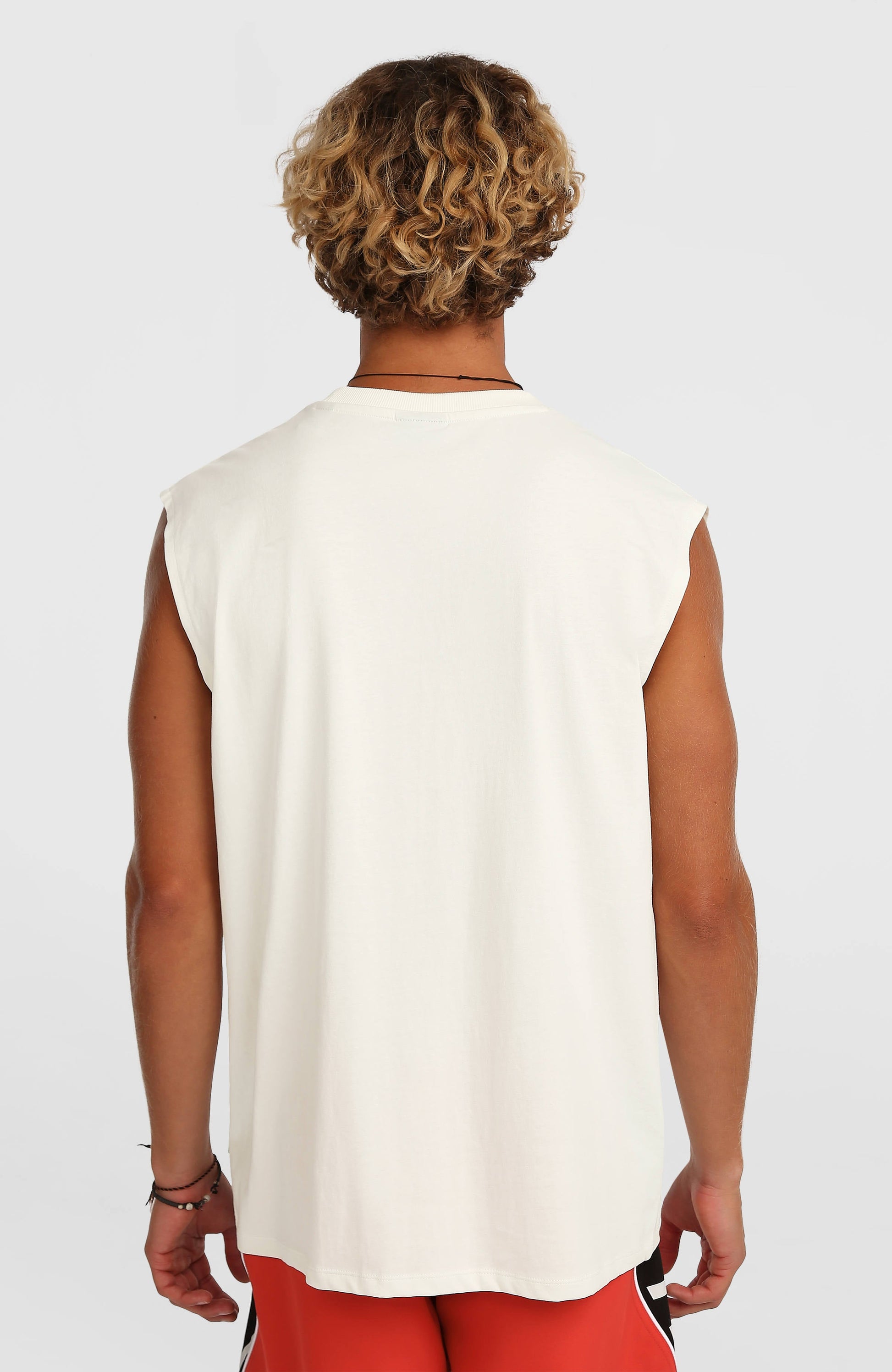 Essentials 90s Graphic Tank Top Men Snow White