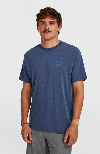 O'Neill Hybrid Polygiene Back-Print T-Shirt Men English Evening