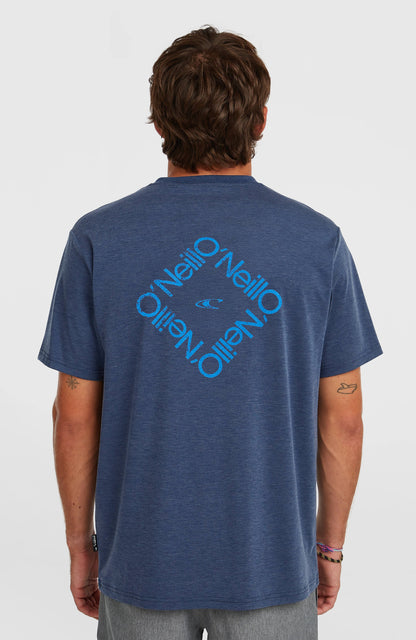 O'Neill Hybrid Polygiene Back-Print T-Shirt Men English Evening
