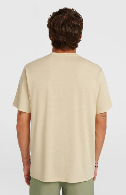 O'Neill Hybrid Polygiene Graphic T-Shirt Men Cocoa Sand