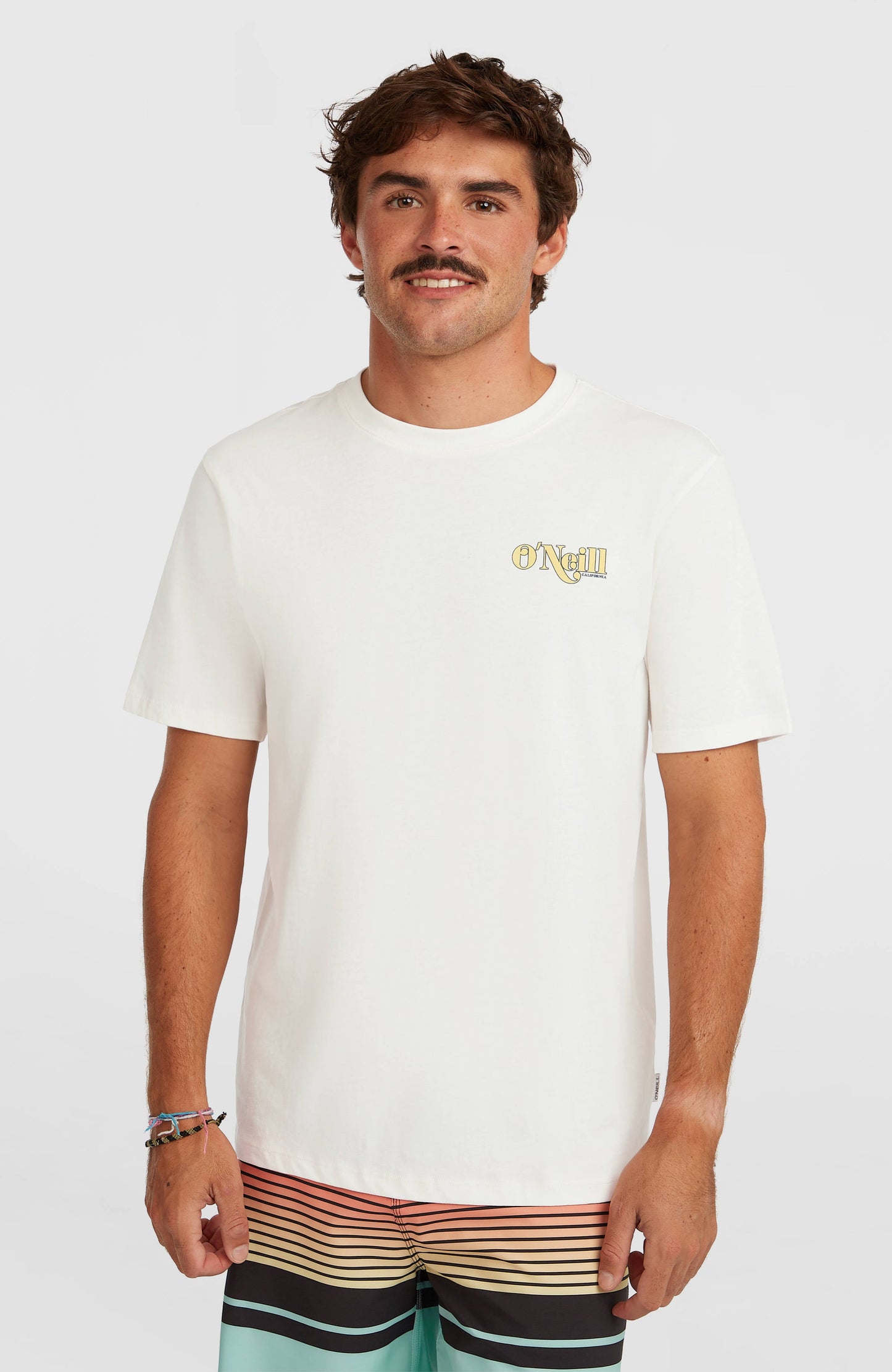 O’Neill Graphic Logo T-Shirt Men Snow White