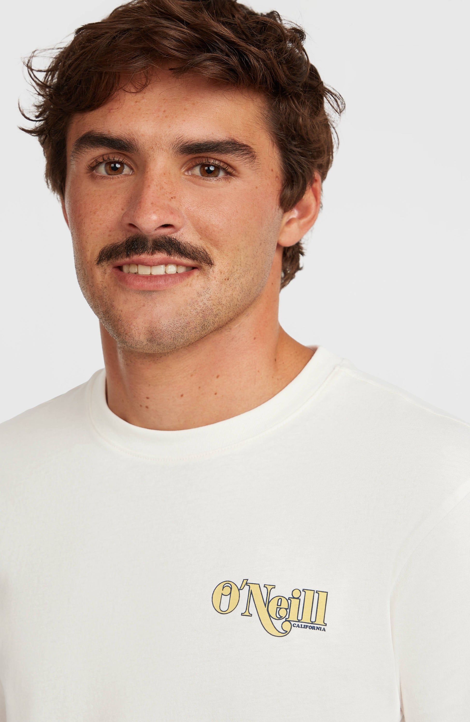 O’Neill Graphic Logo T-Shirt Men Snow White
