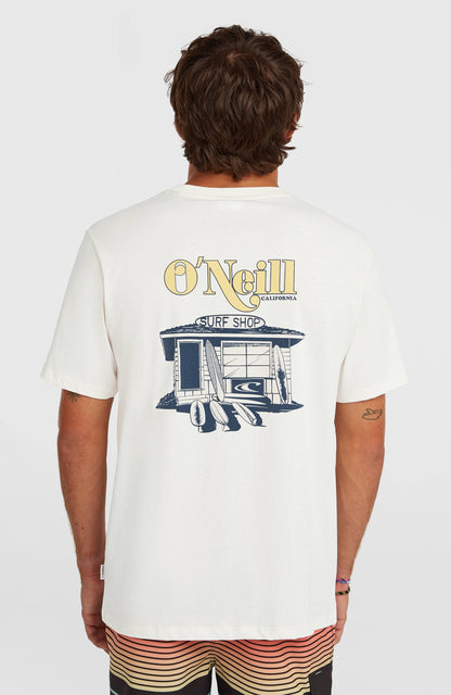 O’Neill Graphic Logo T-Shirt Men Snow White