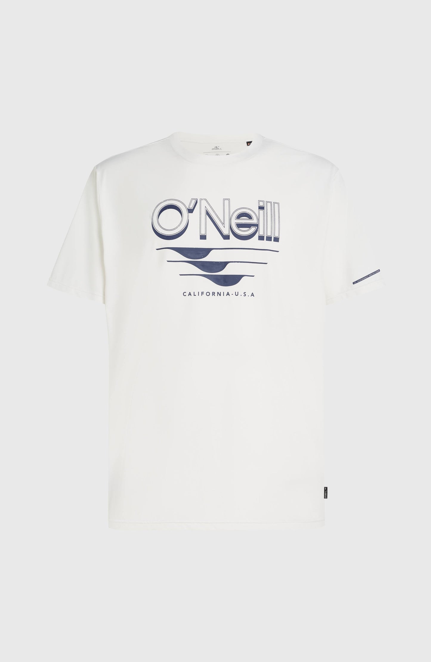 O'Neill Hybrid UPF 50+ Polygiene Graphic T-Shirt Men Snow White