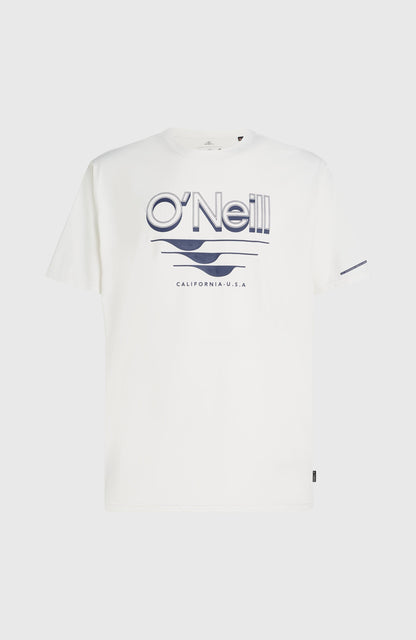 O'Neill Hybrid UPF 50+ Polygiene Graphic T-Shirt Men Snow White