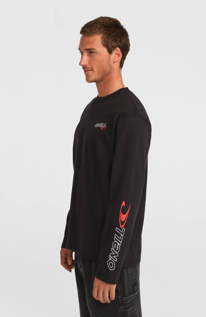 Essentials 90s Logo Long-Sleeve T-Shirt Men Black Out
