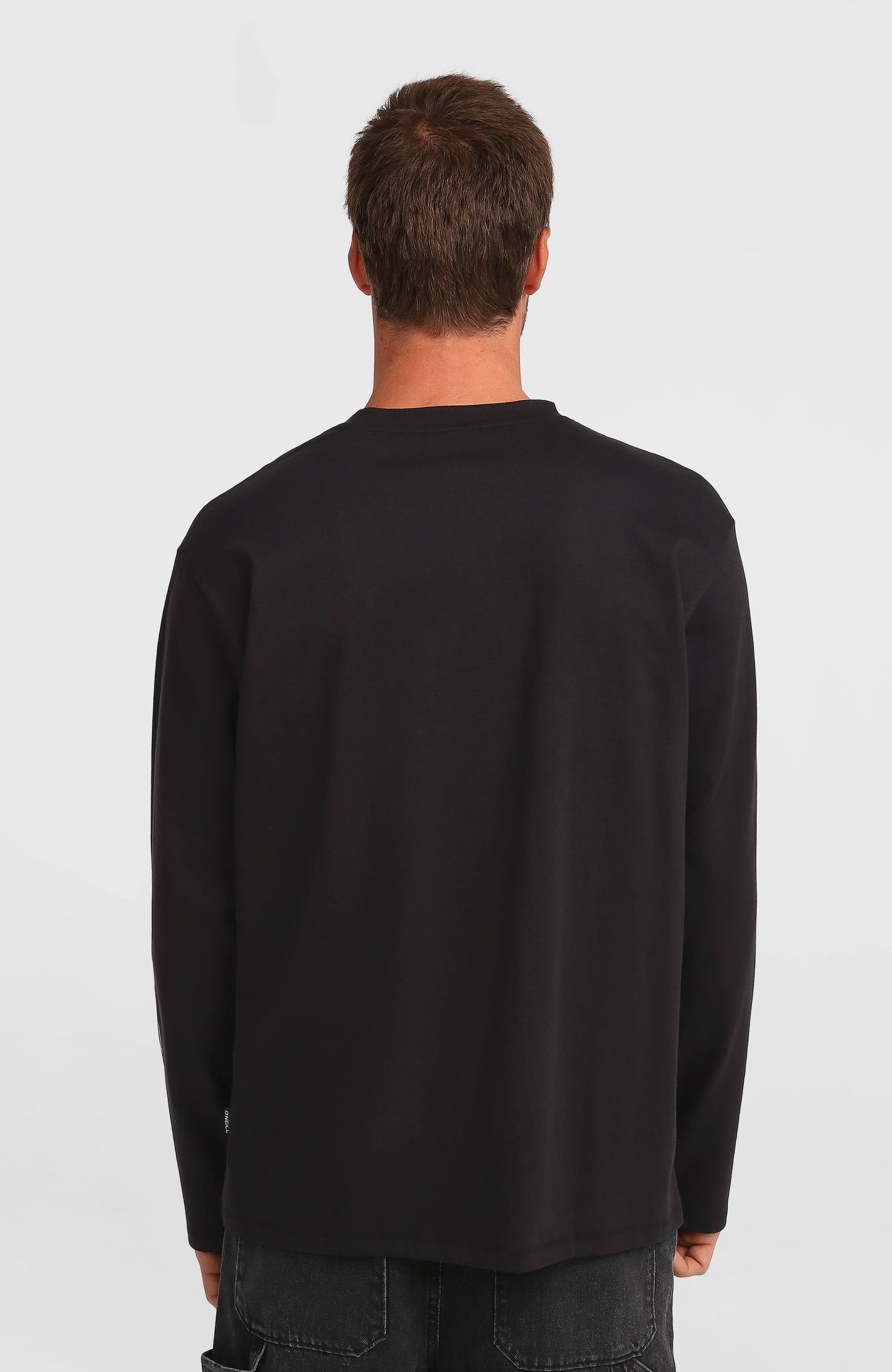 Essentials 90s Logo Long-Sleeve T-Shirt Men Black Out