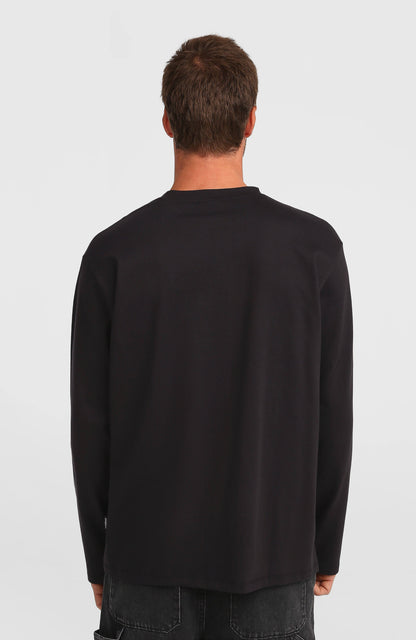 Essentials 90s Logo Long-Sleeve T-Shirt Men Black Out