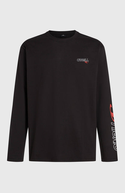 Essentials 90s Logo Long-Sleeve T-Shirt Men Black Out