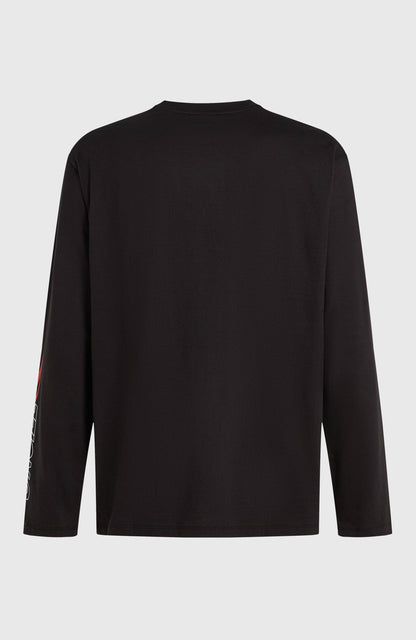 Essentials 90s Logo Long-Sleeve T-Shirt Men Black Out
