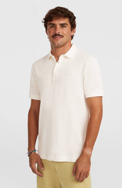 Slub Polo Men Snow White