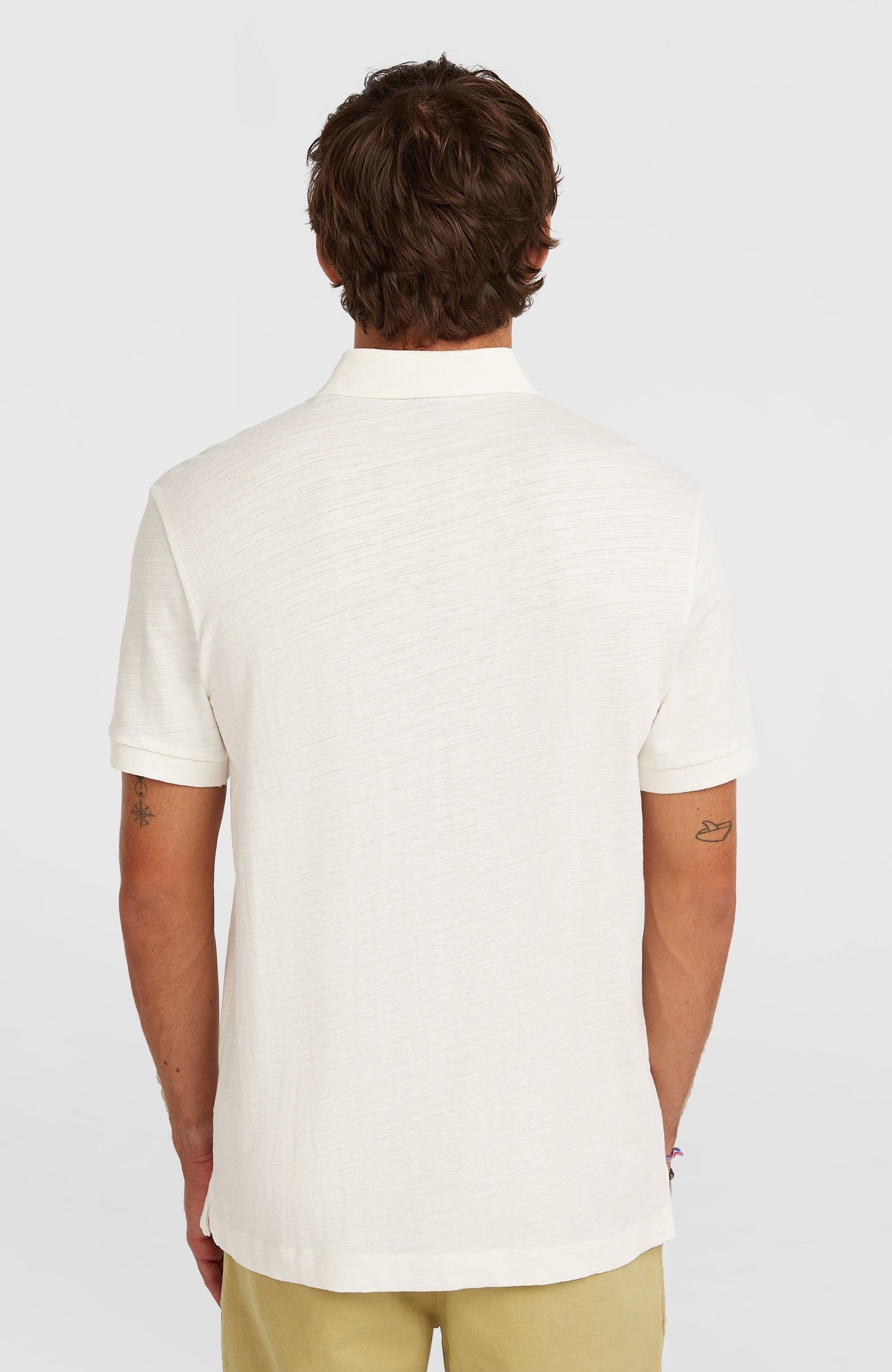 Slub Polo Men Snow White