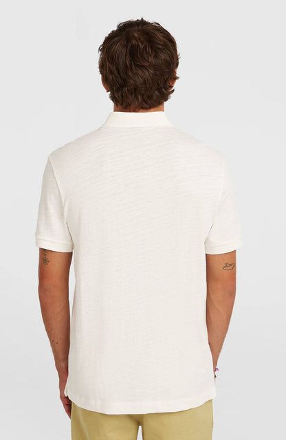 Slub Polo Men Snow White