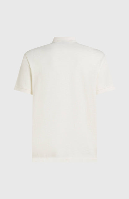 Slub Polo Men Snow White