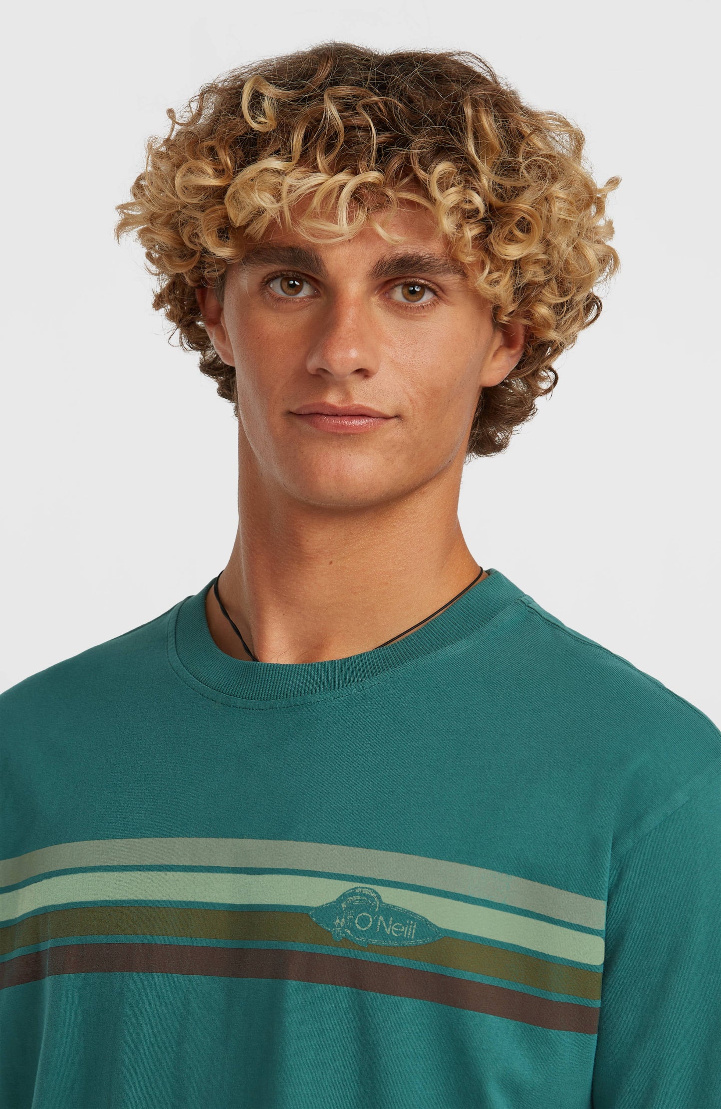 O'Riginals Front-Stripe T-Shirt Men Botanical Heat