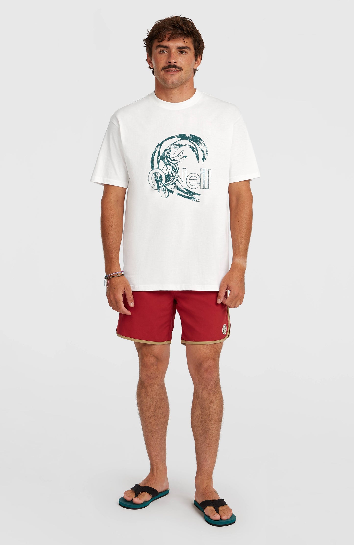 O'Riginals Circle Surfer T-Shirt Men Snow White