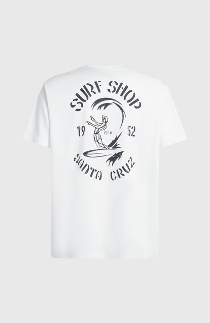 O'Riginals Surf Shop T-Shirt Men Snow White