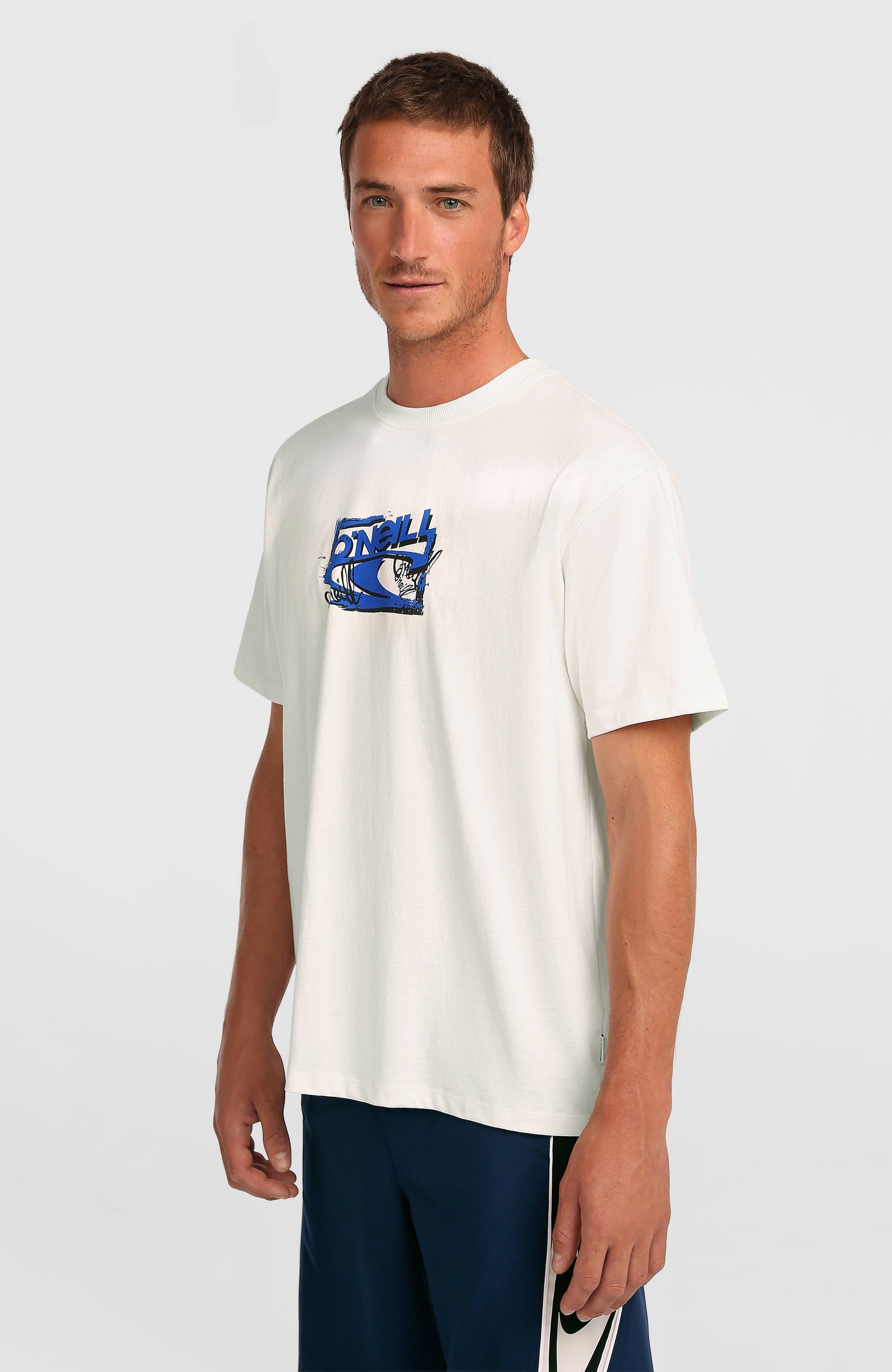Essentials 90s Logo T-Shirt Men Snow White