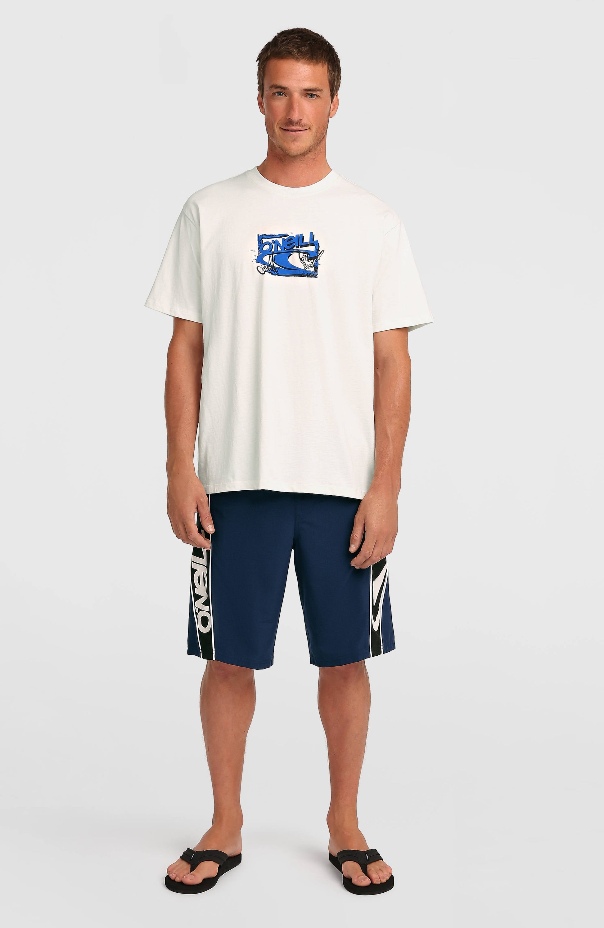 Essentials 90s Logo T-Shirt Men Snow White