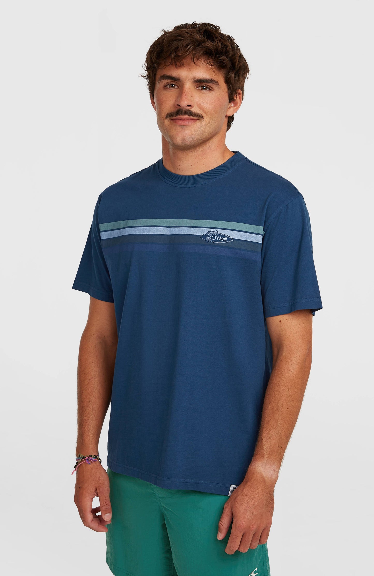 O'Riginals Front-Stripe T-Shirt Men English Evening