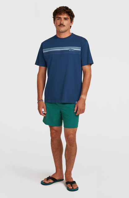 O'Riginals Front-Stripe T-Shirt Men English Evening