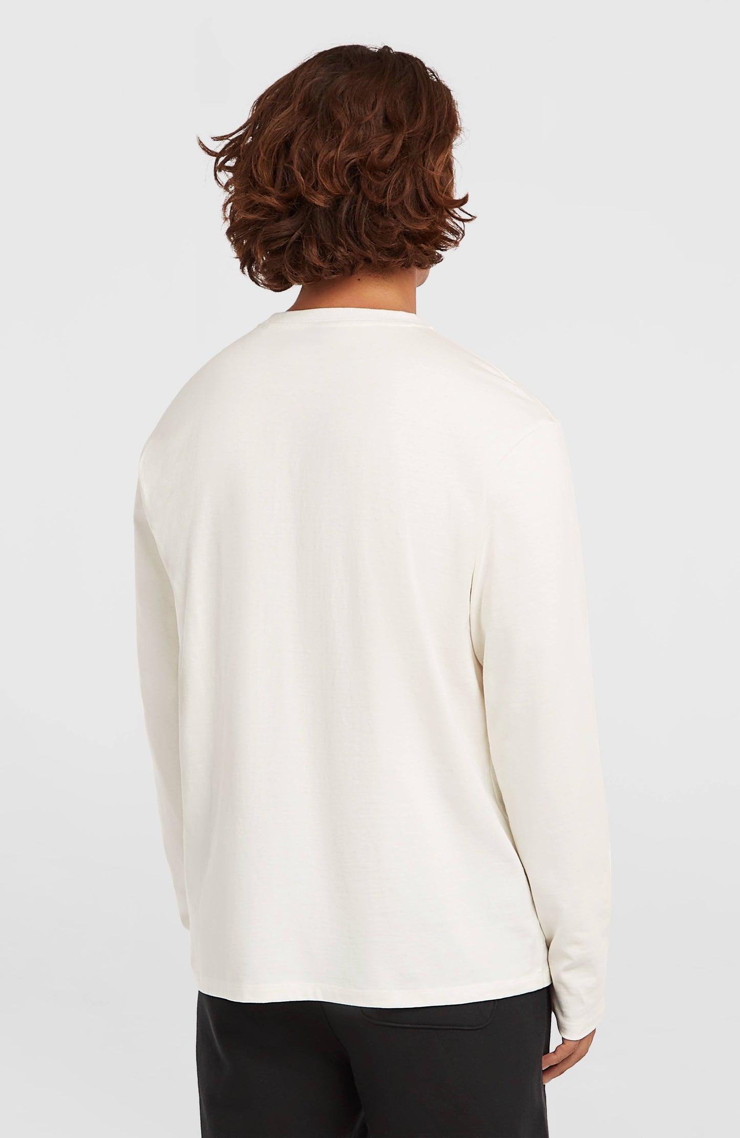 Essentials 90s Logo Long-Sleeve T-Shirt Men Snow White