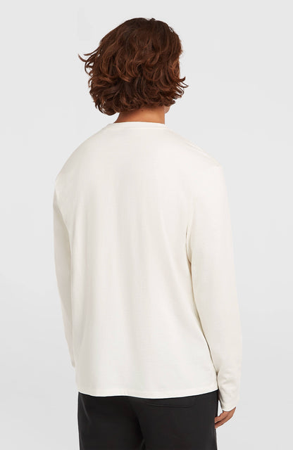 Essentials 90s Logo Long-Sleeve T-Shirt Men Snow White