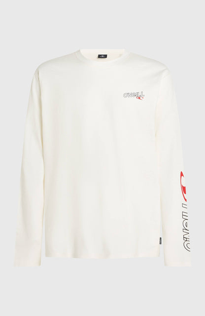 Essentials 90s Logo Long-Sleeve T-Shirt Men Snow White