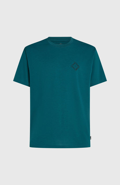O'Neill Hybrid Polygiene Back-Print T-Shirt Men Botanical Heat
