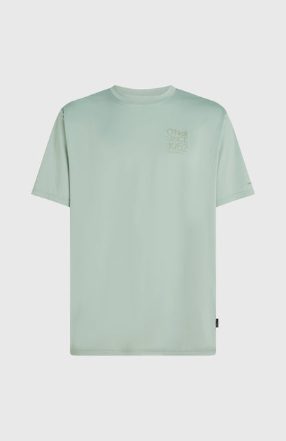 O'Neill Hybrid UPF 50+ Polygiene Back-Print T-Shirt Men Marble Arch